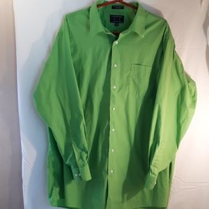 Mens 2XLT Alexander Julian Green Dress Shirt